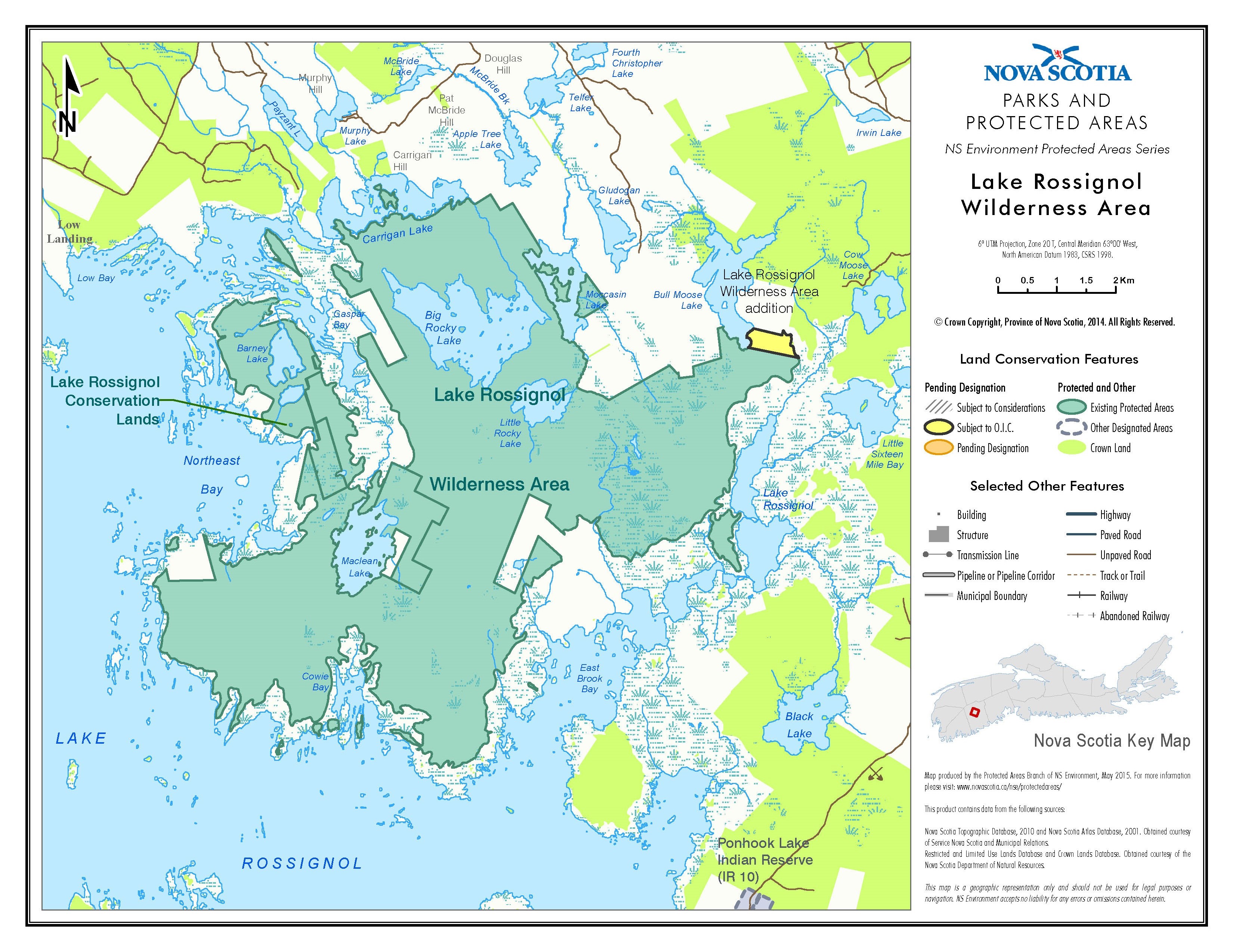 Addition to Lake Rossignol Wilderness Area